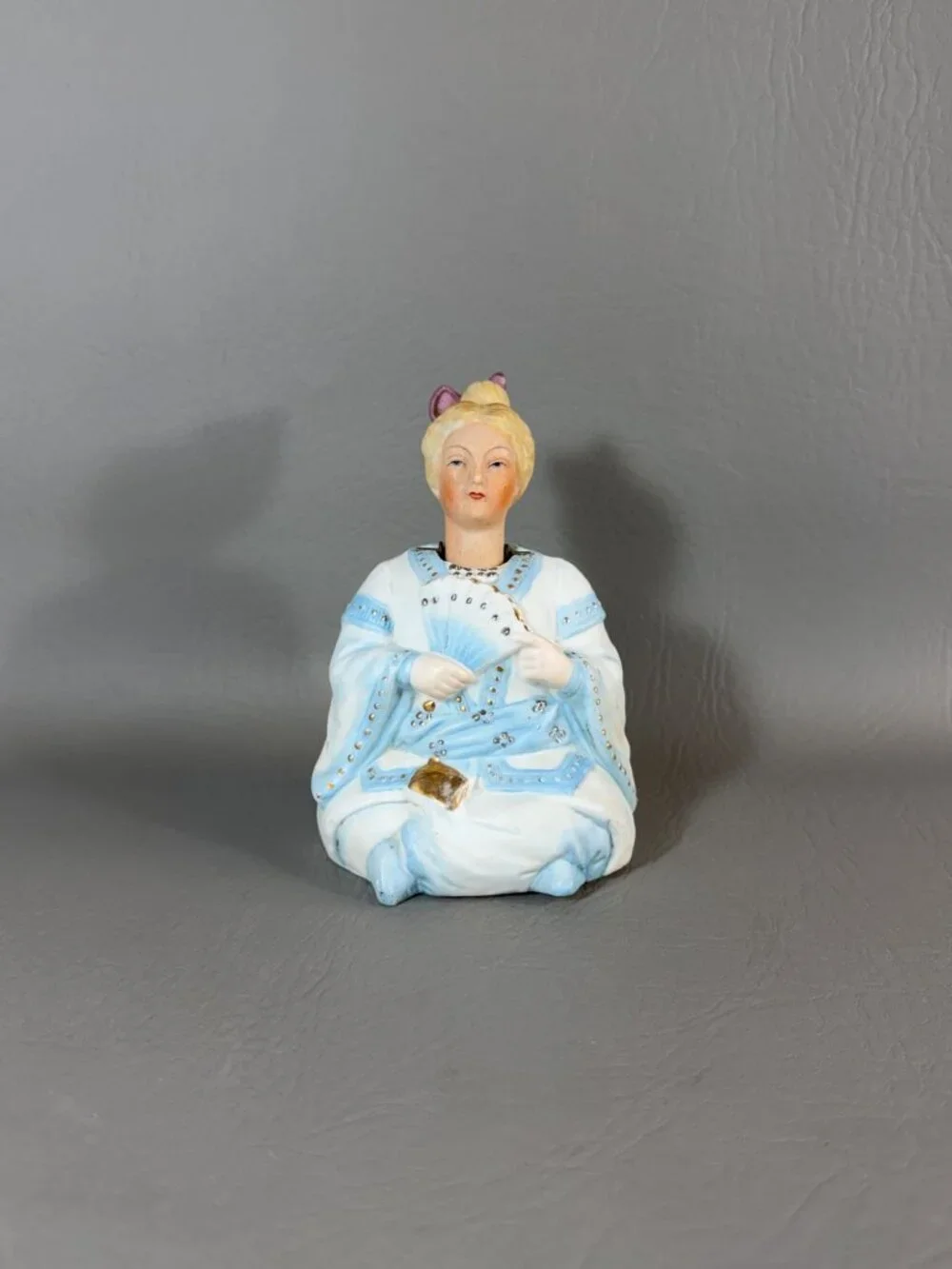 Vintage Assembled Porcelain Nodder Figurine – Ardalt Head / Ernst Bohne Body